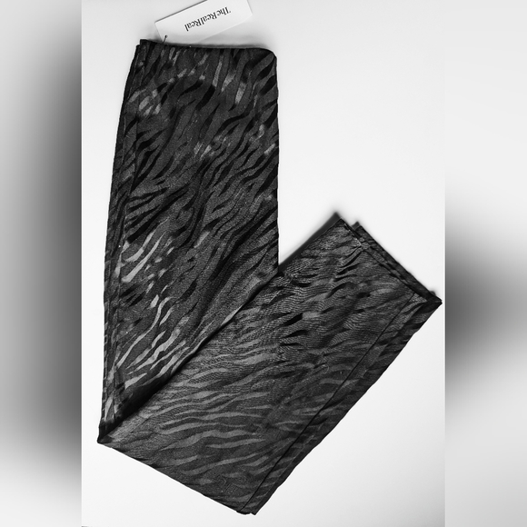 Rag & Bone Black Zebra Dress Pant Size 12 - Picture 2 of 8